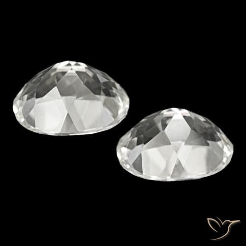 Gemme di Topazio Bianco naturale da 12.08 ct, Taglio ovale, VS
