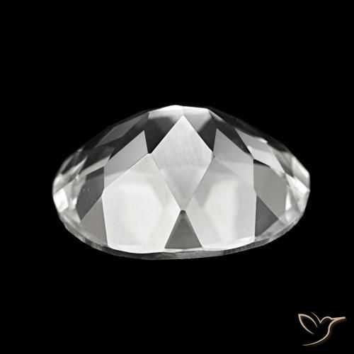 Topazio Bianco naturale da 5.53 ct, Taglio ovale, VVS-VS