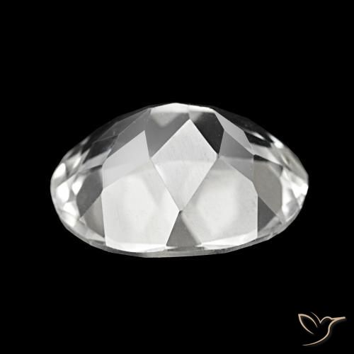Topazio Bianco naturale da 5.60 ct, Taglio ovale, VVS