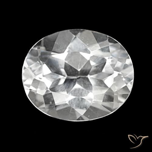 5.69ct Bianco Topazio Pietre preziose, Ovale, VS
