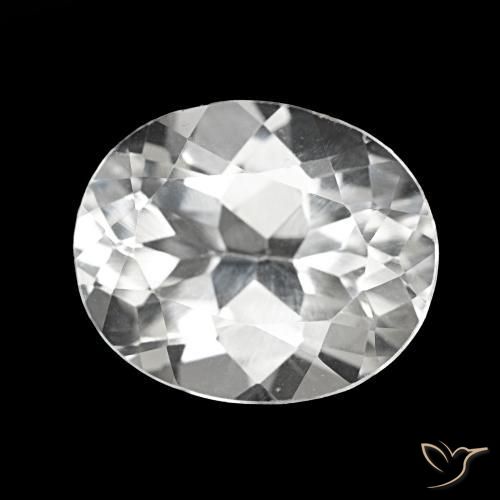 Topazio Bianco naturale da 5.69 ct, Taglio ovale, VS