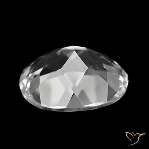 Topazio Bianco trasparente naturale da 5.76 ct, Taglio ovale, VVS-VS