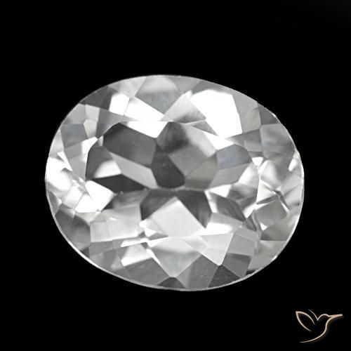 Topazio Bianco naturale da 5.50 ct, Taglio ovale, VVS-VS