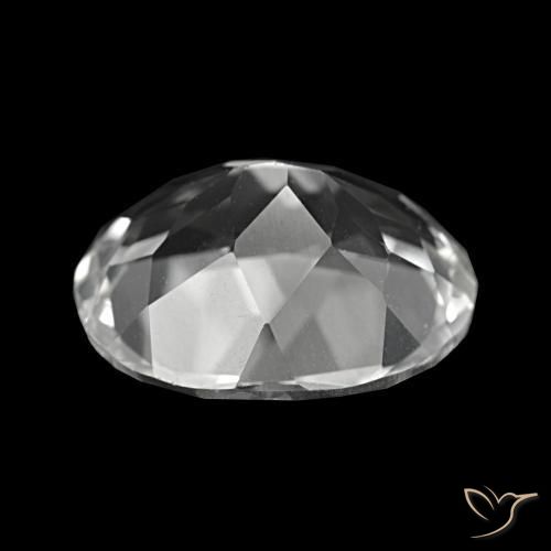 Topazio Bianco naturale da 5.50 ct, Taglio ovale, VVS-VS