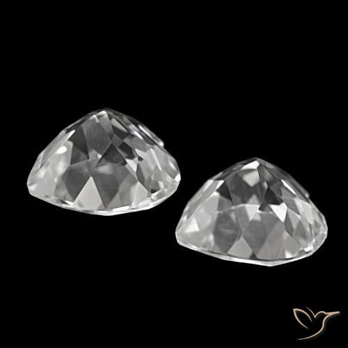 Gemme di Topazio Bianco naturale da 8.21 ct, A forma di cuore, VVS-VS