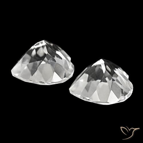 Gemme di Topazio Bianco naturale da 8.62 ct, A forma di cuore, VS