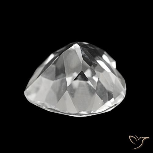 Topazio Bianco naturale da 4.22 ct, A forma di cuore, VS