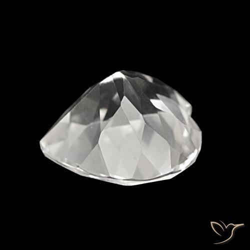 Topazio Bianco naturale da 4.28 ct, A forma di cuore, VVS-VS