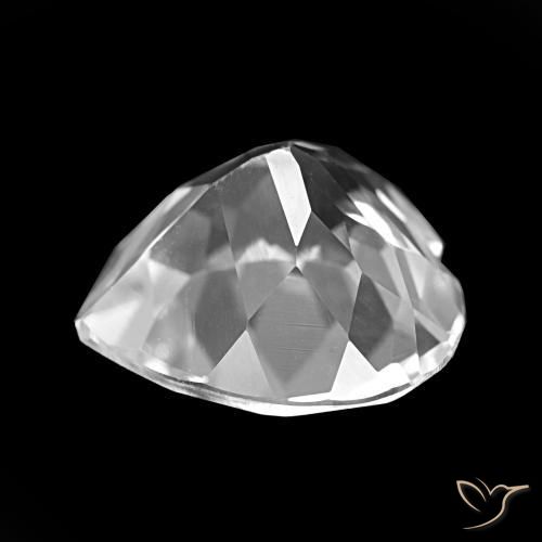 Topazio Bianco trasparente naturale da 4.19 ct, A forma di cuore, VVS-VS