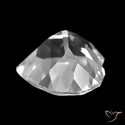 Topazio Bianco trasparente naturale da 4.34 ct, A forma di cuore, VVS-VS