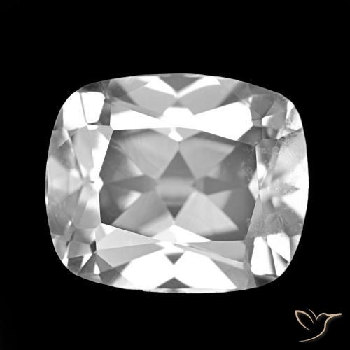 Topazio Bianco trasparente naturale da 6.24 ct, Taglio a cuscino, VVS-VS