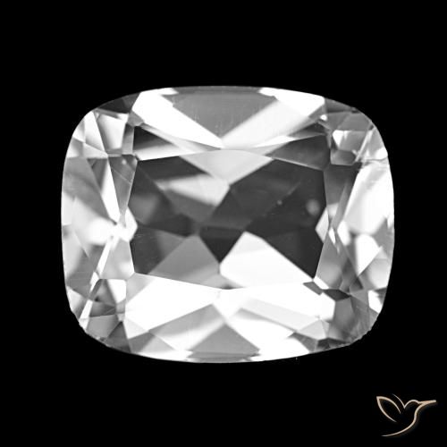 Topazio Bianco trasparente naturale da 5.81 ct, Taglio a cuscino, VVS-VS