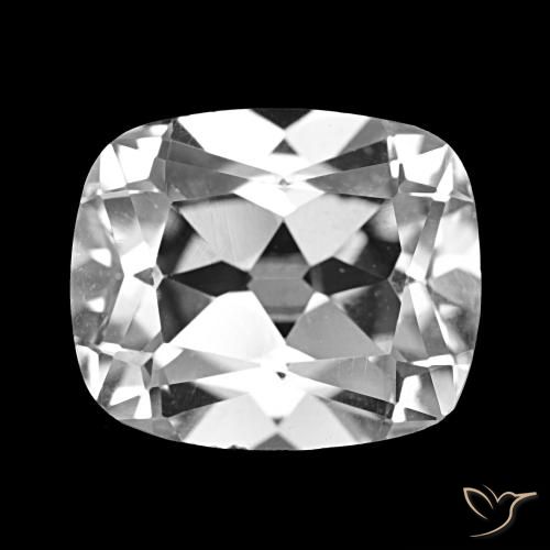 Topazio Bianco trasparente naturale da 6.41 ct, Taglio a cuscino, VS