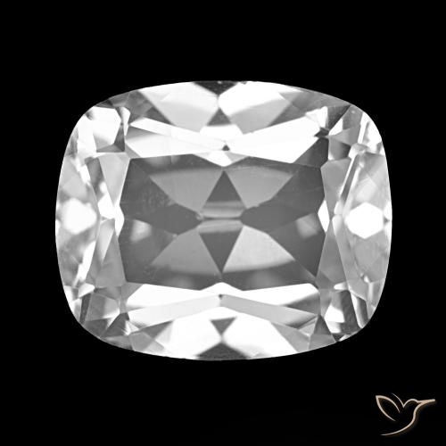 Topazio Bianco trasparente naturale da 6.13 ct, Taglio a cuscino, VS