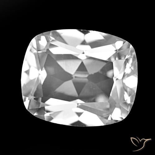 Topazio Bianco trasparente naturale da 6.13 ct, Taglio a cuscino, VS