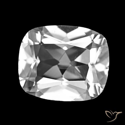Topazio Bianco trasparente naturale da 6.03 ct, Taglio a cuscino, VS