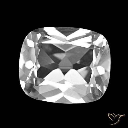 Topazio Bianco trasparente naturale da 6.07 ct, Taglio a cuscino, VS