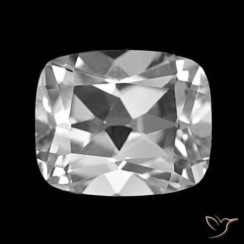 Topazio Bianco trasparente naturale da 6.59 ct, Taglio a cuscino, VS