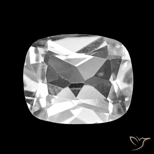Topazio Bianco trasparente naturale da 5.25 ct, Taglio a cuscino, VS