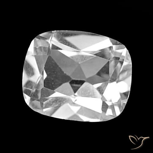 Topazio Bianco trasparente naturale da 5.25 ct, Taglio a cuscino, VS