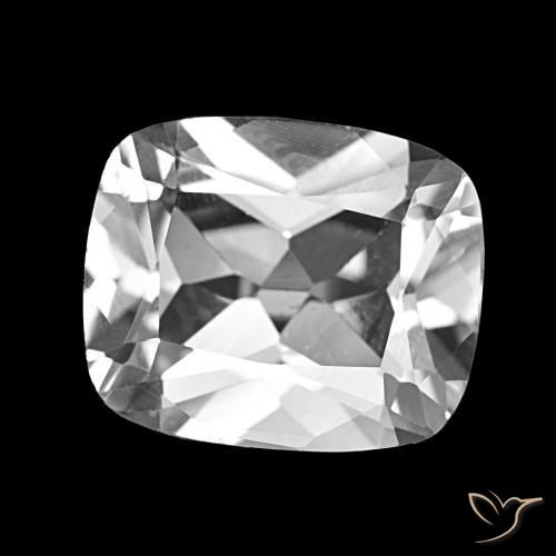 Topazio Bianco trasparente naturale da 6.19 ct, Taglio a cuscino, VS