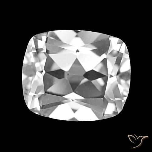 Topazio Bianco trasparente naturale da 6.23 ct, Taglio a cuscino, VS