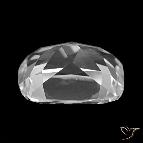 Topazio Bianco trasparente naturale da 6.24 ct, Taglio a cuscino, VS