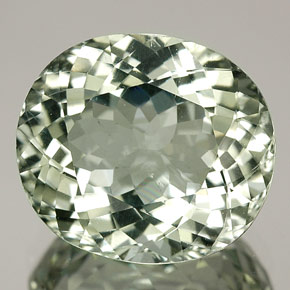 Tormalina naturale verde da 4,83 ct, taglio ovale, VVS