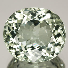 Tormalina naturale verde da 4,83 ct, taglio ovale, VVS