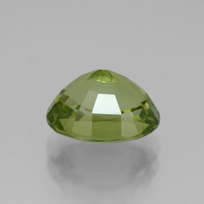 Tormalina naturale verde da 2,76 ct, taglio ovale, VVS