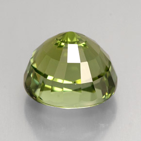 Tormalina naturale verde da 4,39 ct, taglio ovale, VS