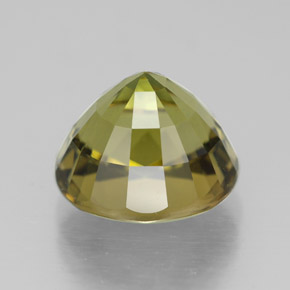 Tormalina naturale giallo da 3,86 ct, taglio ovale, VVS-VS