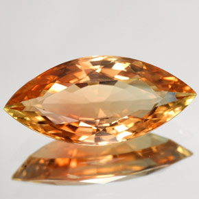 Tormalina naturale multicolore da 6,96 ct, marchesa, VVS