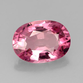 Tormalina naturale rosa da 4,32 ct, taglio ovale, VVS-VS