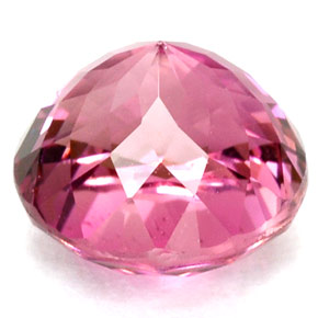 Tormalina naturale rosa da 2,24 ct, taglio rotondo, VVS