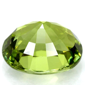 Tormalina naturale verde da 2,13 ct, taglio ovale, VVS