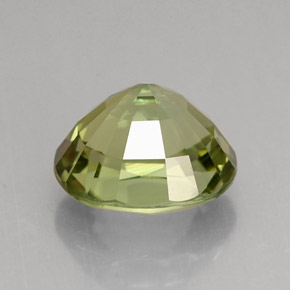 Tormalina naturale verde da 3,10 ct, taglio ovale, VVS