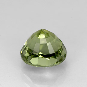 Tormalina naturale verde da 2,18 ct, taglio ovale, VVS