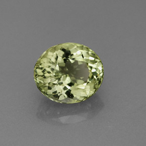 Tormalina naturale verde da 1,84 ct, taglio ovale, VS