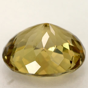 Tormalina naturale giallo da 2,25 ct, taglio ovale, VVS