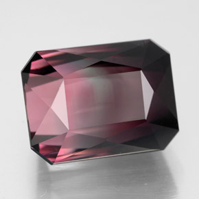 Tormalina naturale bicolore da 6,67 ct, taglio smeraldo, VVS