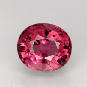 Tormalina naturale rosa da 2,70 ct, taglio ovale, VVS