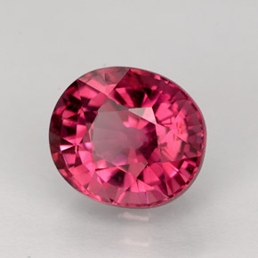Tormalina naturale rosa da 2,70 ct, taglio ovale, VVS