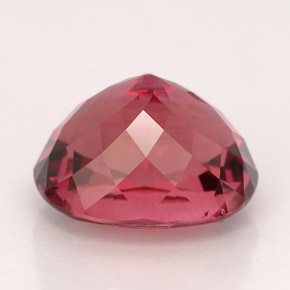 Tormalina naturale rosso da 5,16 ct, taglio ovale, VVS