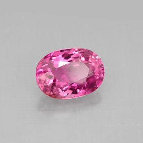 Tormalina naturale rosa da 2,53 ct, taglio ovale, VS-SI