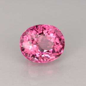 Tormalina naturale rosa da 2,07 ct, taglio ovale, VS