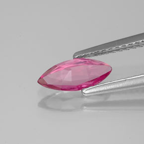 Tormalina naturale rosa da 0,68 ct, marchesa, VVS-VS
