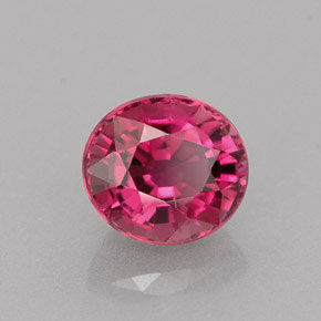 Tormalina naturale rosa da 0,89 ct, taglio ovale, VVS-VS
