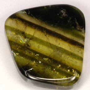 Tormalina naturale multicolore da 9,21 ct, trasparente, trasparente/traslucido