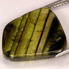 Tormalina naturale multicolore da 9,21 ct, trasparente, trasparente/traslucido